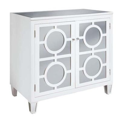 Storage Furniture - Crestview Mirrored 2 Door Cabinet | Wayfair .