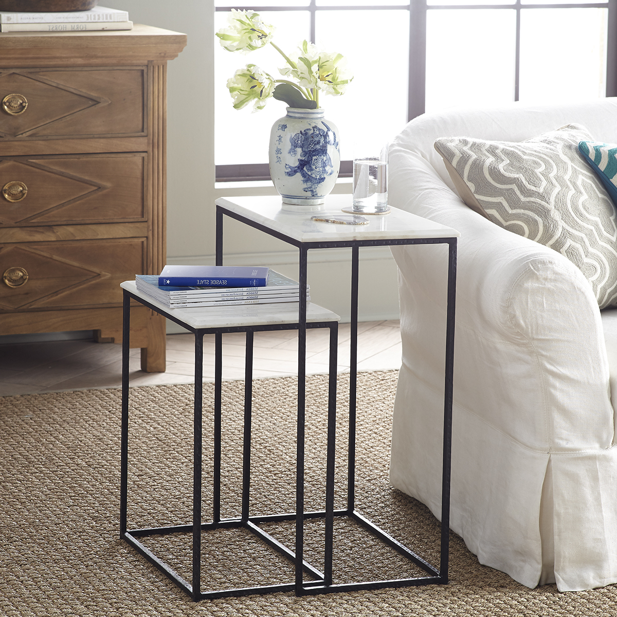 Jackson Marble Side Tables