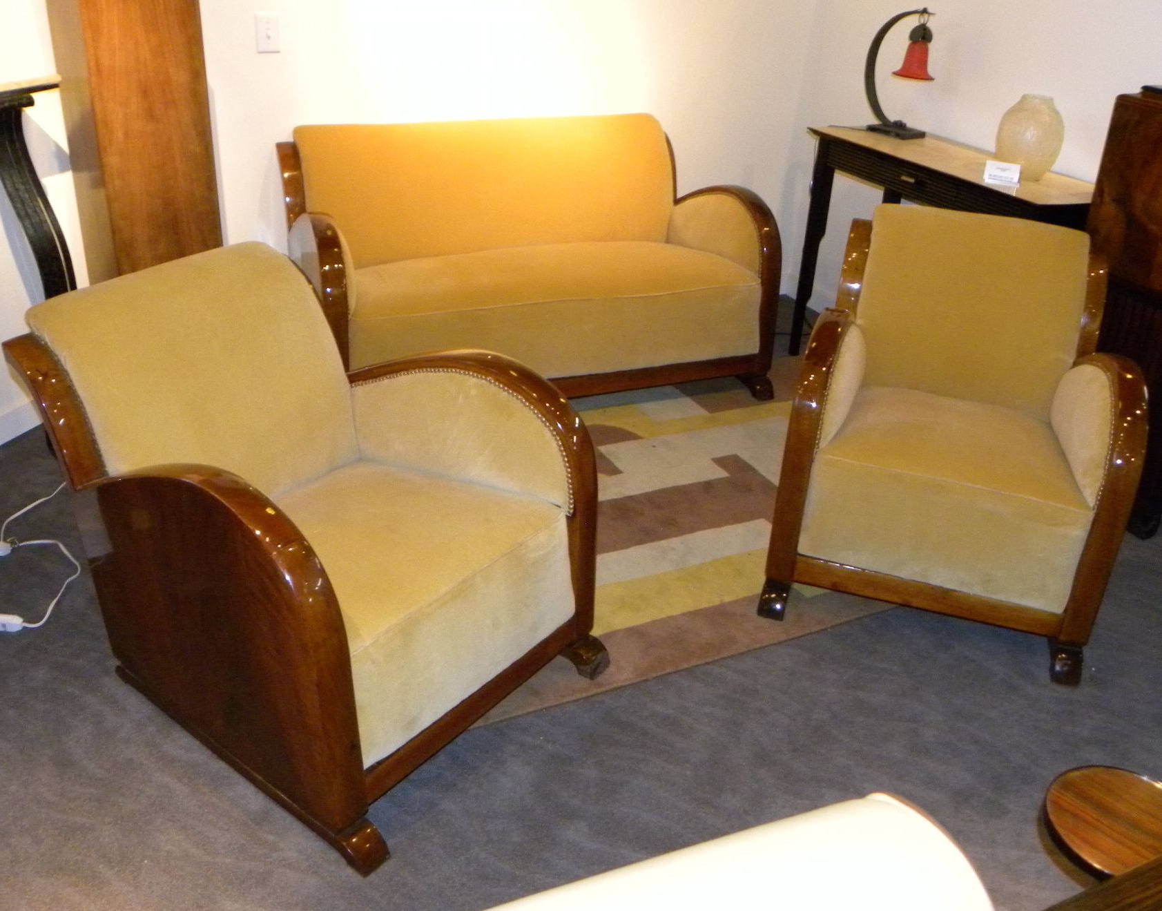 Art Deco Sofa And Chairs