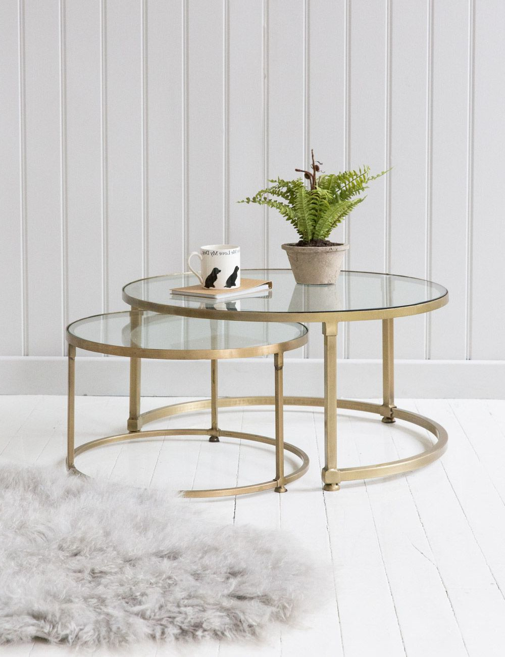 Stack Hi Gloss Wood Coffee Tables