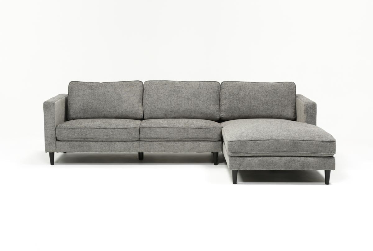 Cosmos Grey 2 Piece Sectionals With Raf Chaise