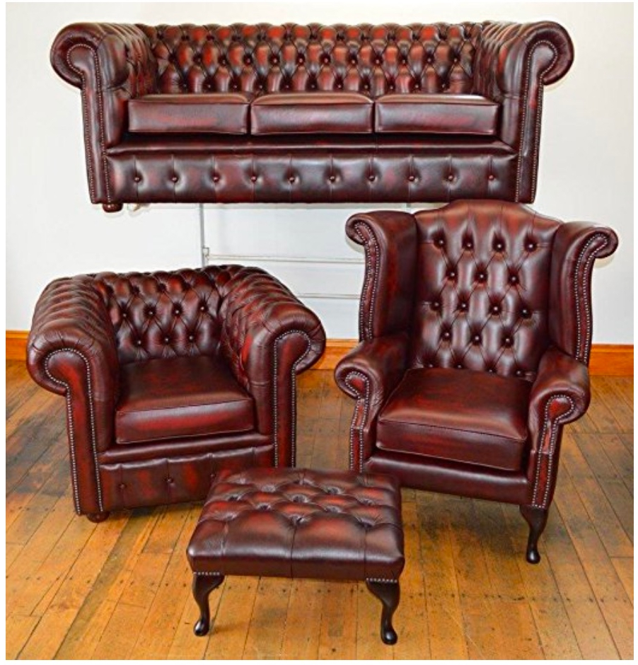 Chesterfield Sofa And Chairs