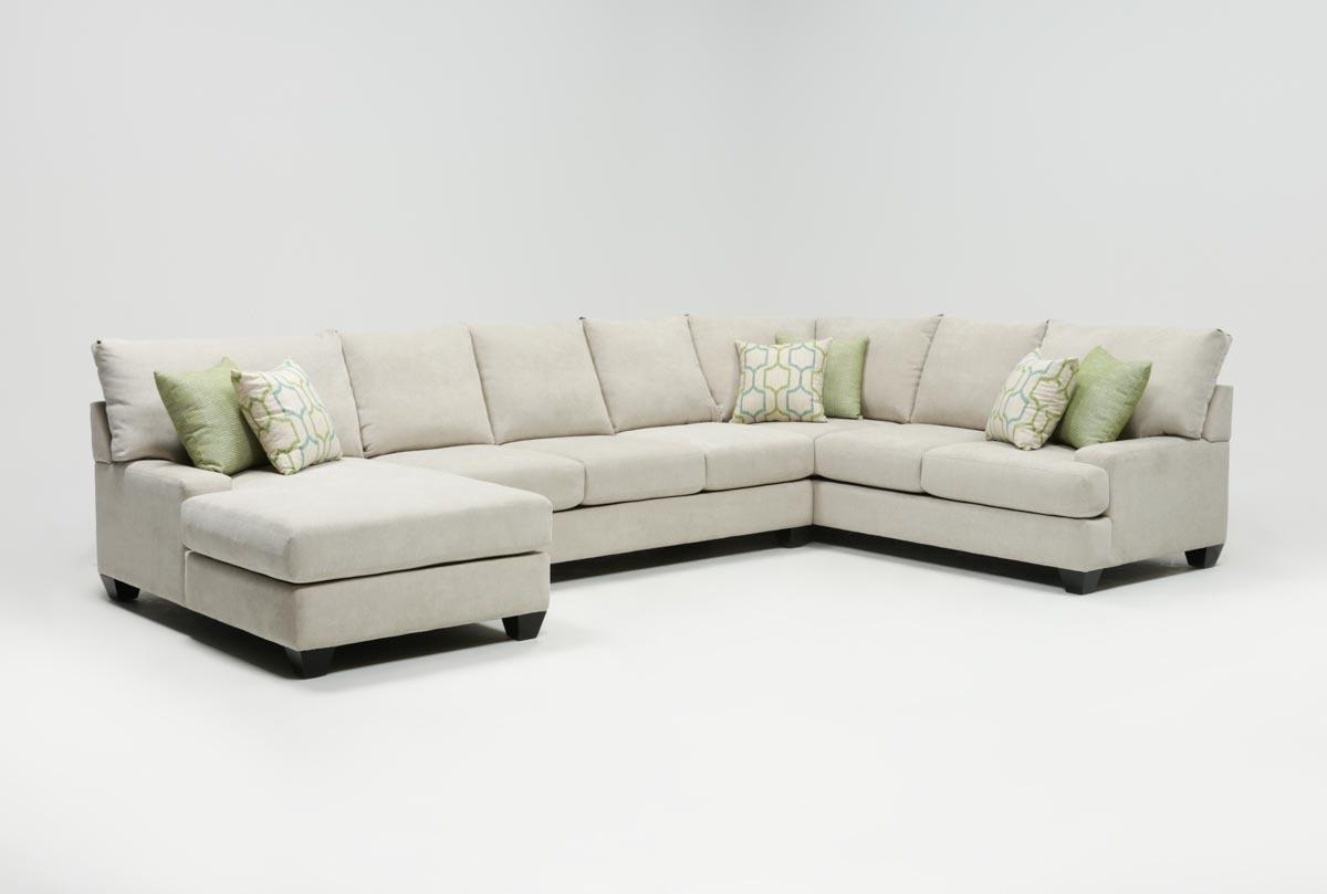 Harper Foam 3 Piece Sectionals With Raf Chaise
