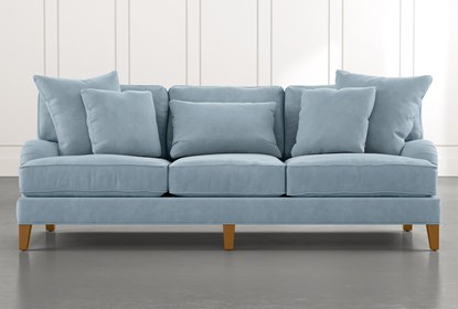 Abigail II Blue Sofa | Living Spac