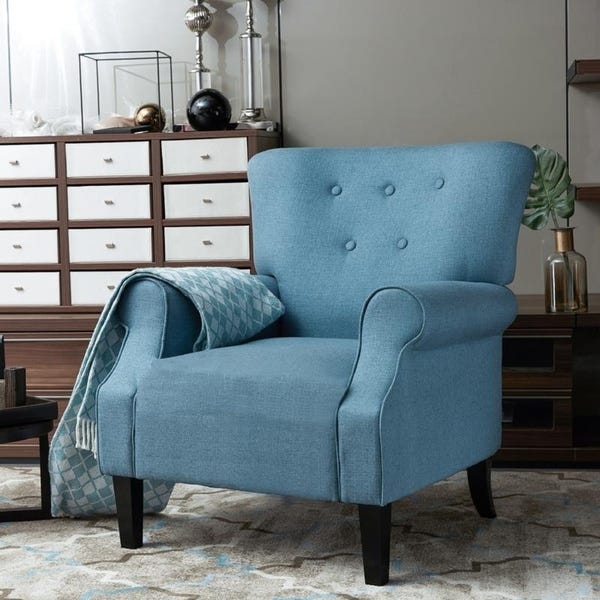 Shop LOKATSE Indoor Accent Sofa Chair - Greece Style - Overstock .