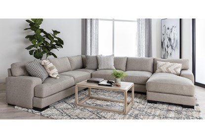 Aidan III 4 Piece Sectional With Right Arm Facing Chaise | Living .
