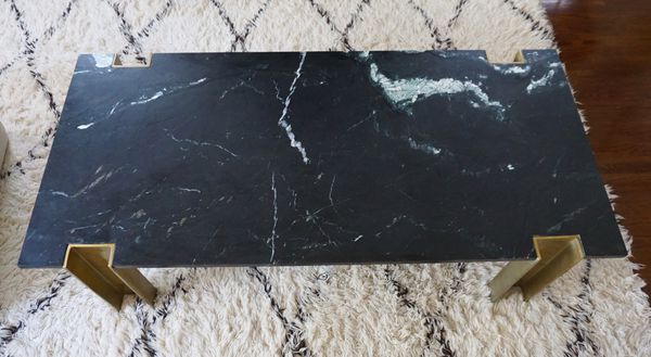 CB2 Alcide Marble Coffee Table for Sale in Seal Beach, CA - Offer