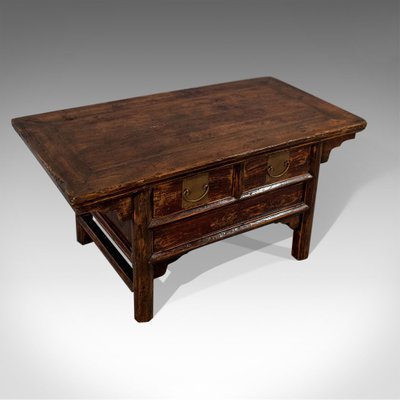 Antique Style Pine Coffee Table, 1950s for sale at Pamo