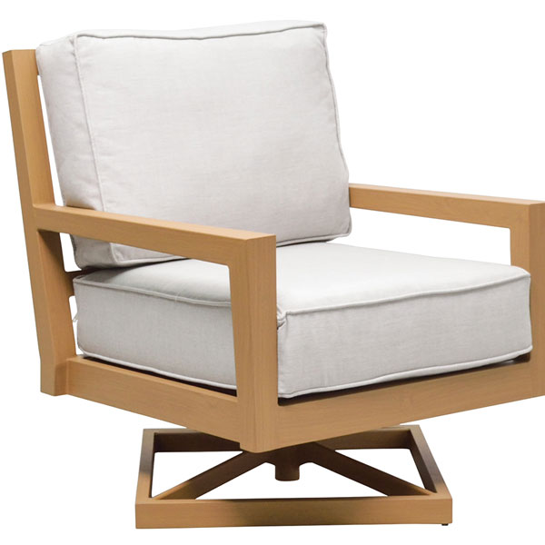 Seasonal Concepts | Aspen Swivel Lounge Chair by Patio Renaissance .