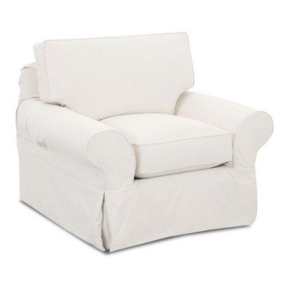 Klaussner Madison Slipcovered Chair (Assorted Colors) | Slipcovers .