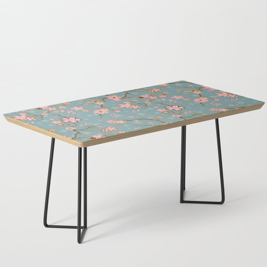 Blue Spring Batik Coffee Table by bloomejasmine | Societ