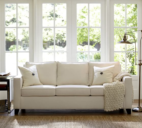 Cameron Square Arm Upholstered Deluxe Sleeper Sofa Bed | Pottery Ba