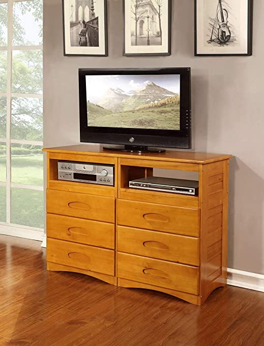 Amazon.com: American Furniture Classics Honey-Finished Pine Wood 6 .