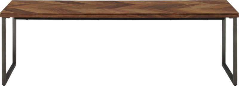 chevron coffee table | CB2 - $399.00 chevron coffee table. 48"Wx23 .