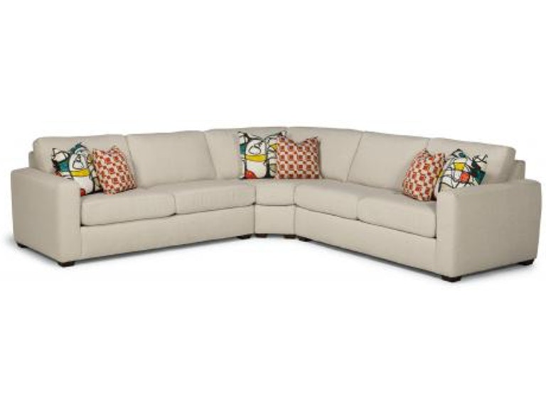 Flexsteel Collins Fabric Sectional 7107-SECT - Portland, OR | Key .