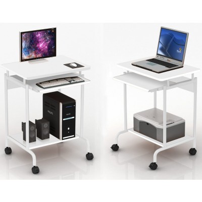 Computer desk ''Compact'' White - Computer Desks - Office .