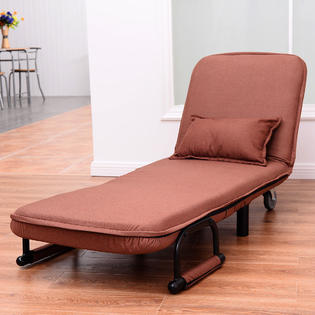 Costway Convertible Sofa Bed Folding Arm Chair Sleeper Leisure .