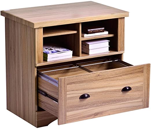 Amazon.com: Lateral File Cabinet with 1 Drawers and Open Storage .