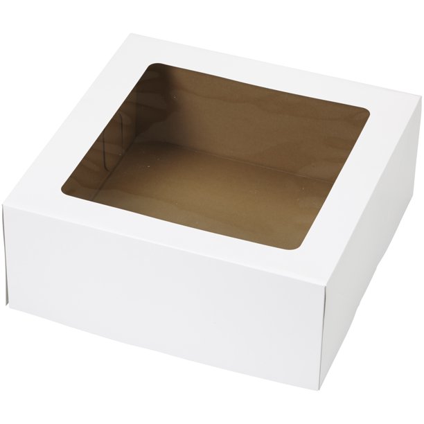 Wilton Window Cake Box, White, 14x14x6 inch, 2 Pack - Walmart.com .