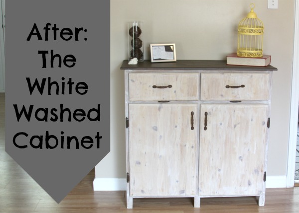 Painting Furniture: The White Washed Cabinet • Crafting a Green Wor