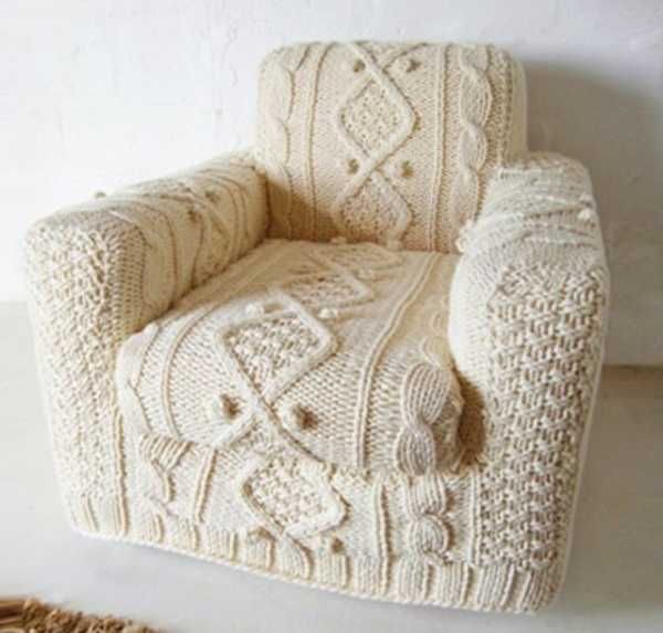 30 Knitted Furniture Covers and Decorative Accessories Celebrating .