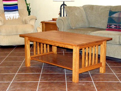 Craftsman Style Coffee Table - Done | Craftsman coffee tables .