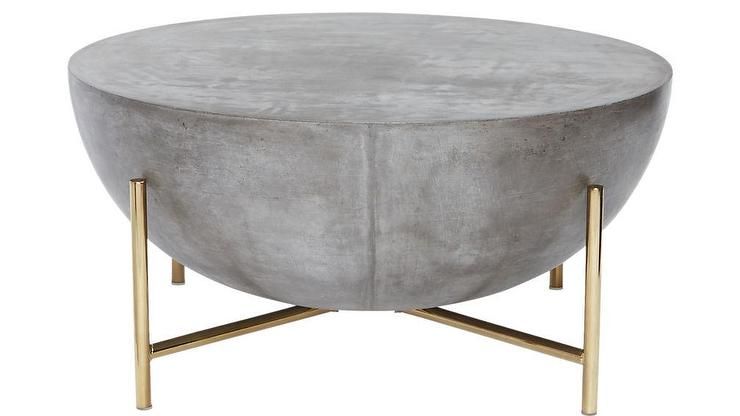 Darbuka Brass Half Sphere Coffee Table | Furniture design wooden .