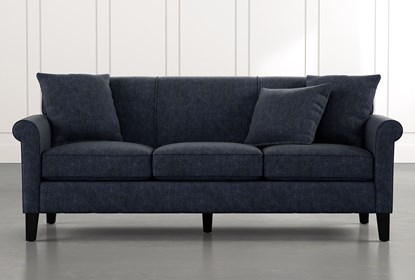 Devon II Navy Blue Sofa | Living Spac