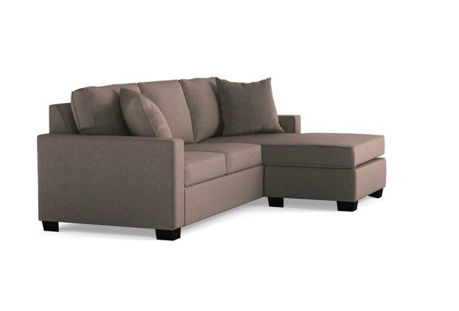 Egan II Cement Sofa with Reversible Chaise - Grey - $495 | Sofa .