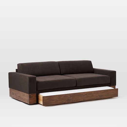 Emery Sofa + Daybed + Trundle | west elm | Daybed sofa, Daybed .