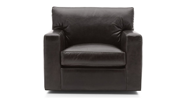 Axis II Leather Swivel Chair | Crate and Barr