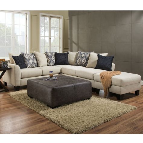 Albany Dynasty Chenille Sectional | Weekends Only Furniture and .