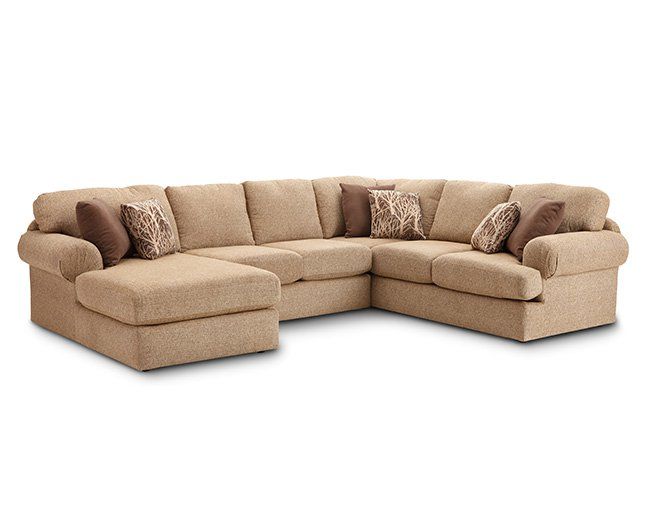 Southport 3 Pc. Sectional - Furniture Row | Elegant living room .