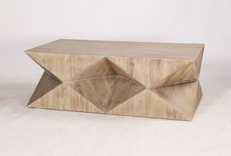 $495 Living Space OTB GEO FACETED COFFEE TABLE (With images .