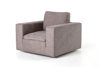 Harbor Grey Swivel Accent Chair | Living Spac