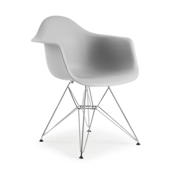 EDGEMOD Padget Harbor Grey Arm Chair HD-111-CRM-HRGY - The Home Dep