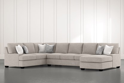 Harper Down II 3 Piece Sectional With Right Arm Facing Chaise .