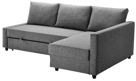 Amazon.com: Ikea Sleeper sectional, 3-seat, Skiftebo Dark Gray .