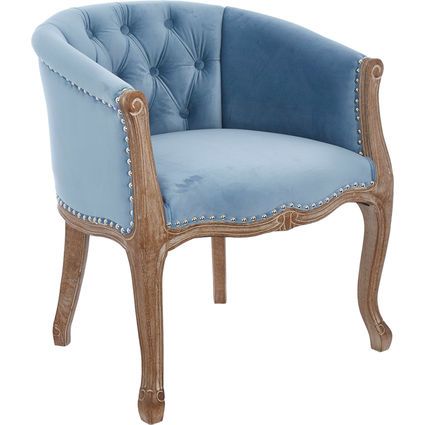 Blue Velvet Josephine Chair 77 x 65.5cm | Stylish furniture, Chair .