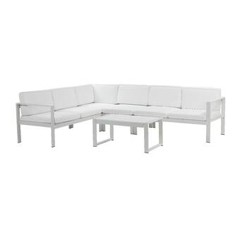 Rosecliff Heights Karen 5 Piece Sectional Seating Group with .