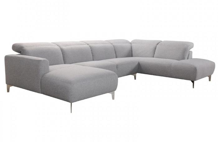 Karen Modern Grey Fabric Sectional Sofa Buy Online in Store .
