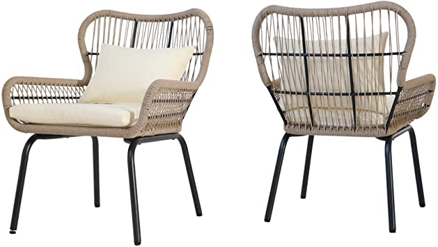 Amazon.com: Christopher Knight Home Karen Outdoor Club Chairs .