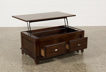 Kelvin Lift-Top Coffee Table | Coffee table living spaces, Lift .