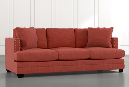 Kiara II Red Sofa | Living Spac