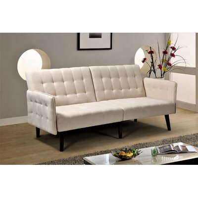 Everly Quinn Rummel Ying Sofa Bed Upholstery Color: Beige in 2020 .