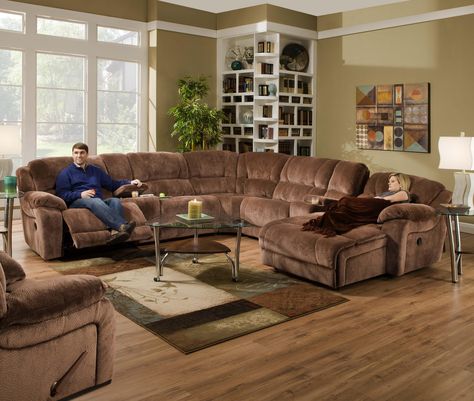 661 Casual Reclining Sectional Sofa by Simmons Upholstery .