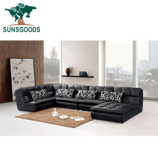 China L Shape Best Modular Sectional Sofa Top Grain Leather Sofa .
