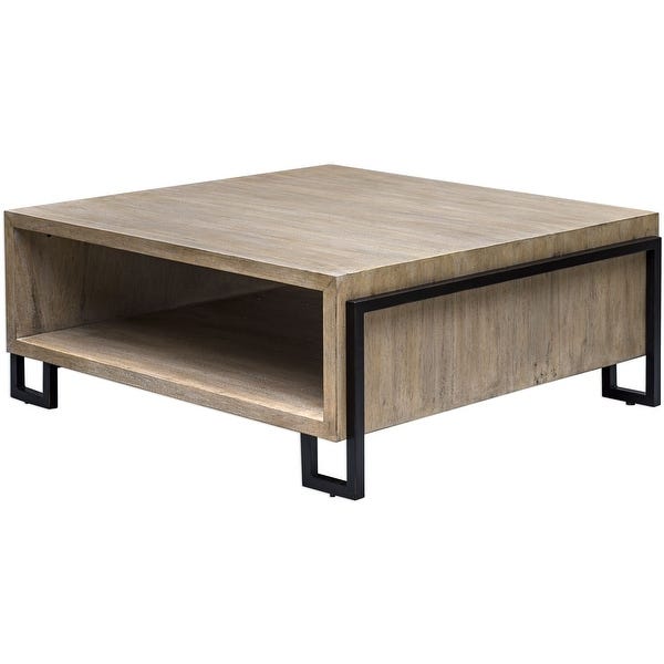 Shop Uttermost 25876 Kailor 42" Long Iron and Metal Coffee Table .