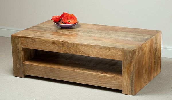 Natural Solid Mango Coffee Tables - Coffee Table - Mantis Light .
