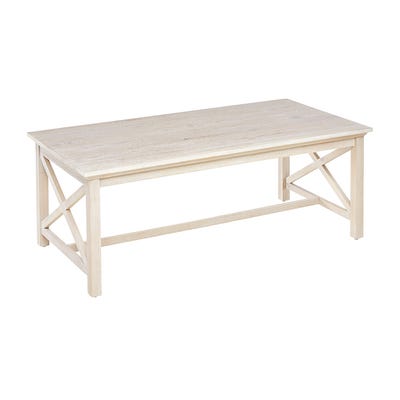 Willow Lime Wash Coffee Table | Pier